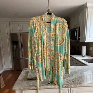 Zara - Printed blouse with bow